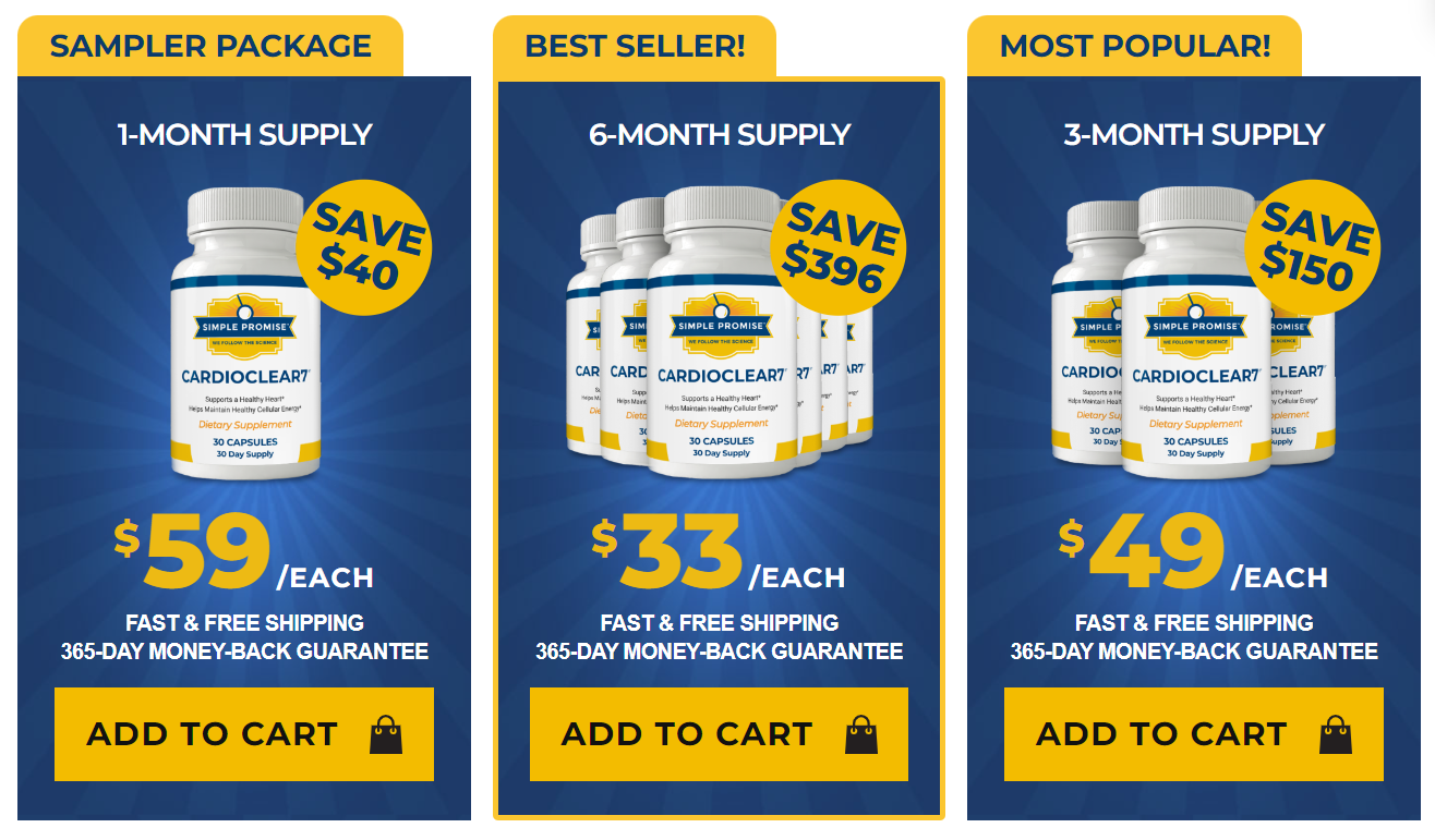 cardioclear7 price